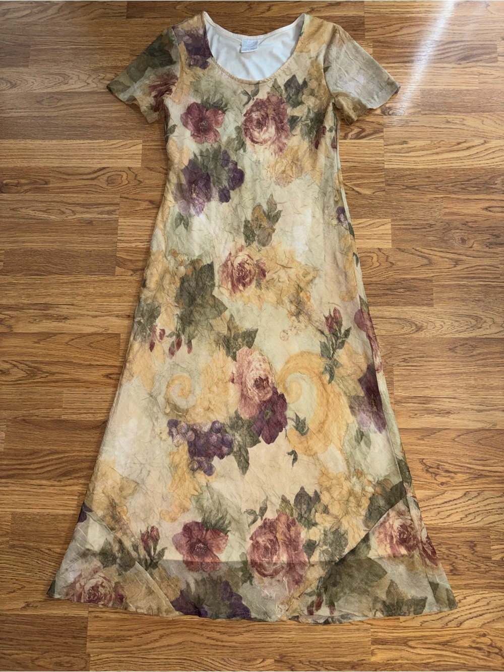 Christopher & Banks Dress Vintage 1990’s Women’s Size 12 Floral A Line Maxi
